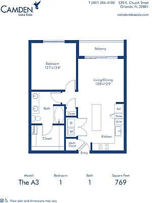 Floor plan The A3