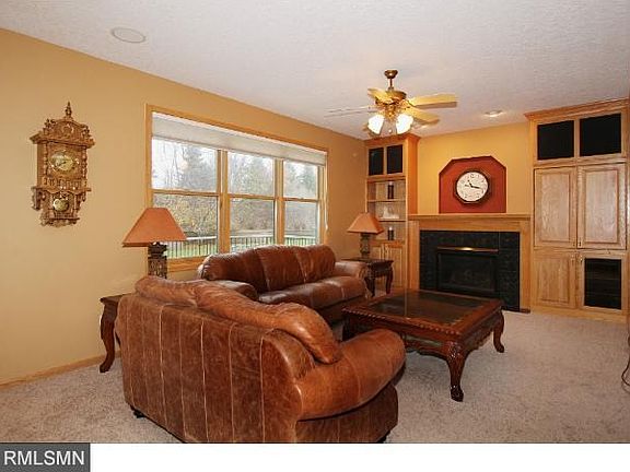 Formal dining room with cove molding and chair rail