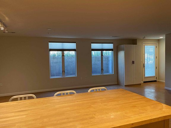 kitchen island, counter height chairs, wardrobe