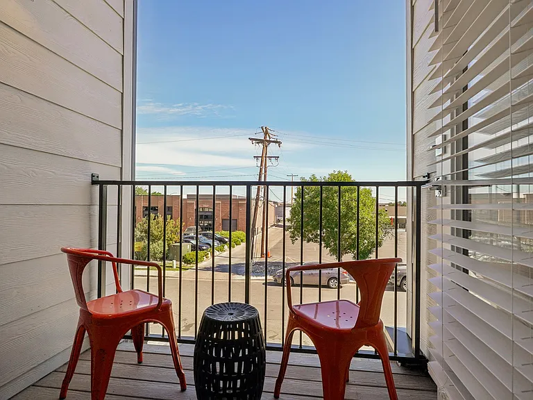 Private patio