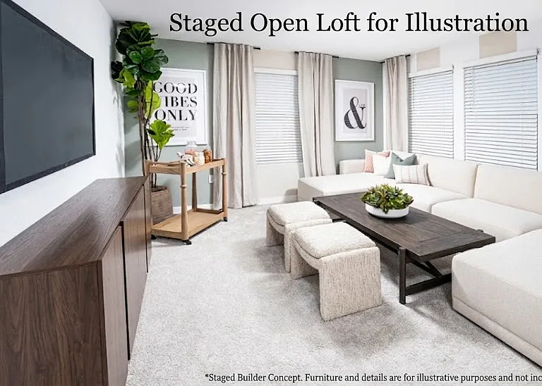 Builder's staged photo. For illustration only.