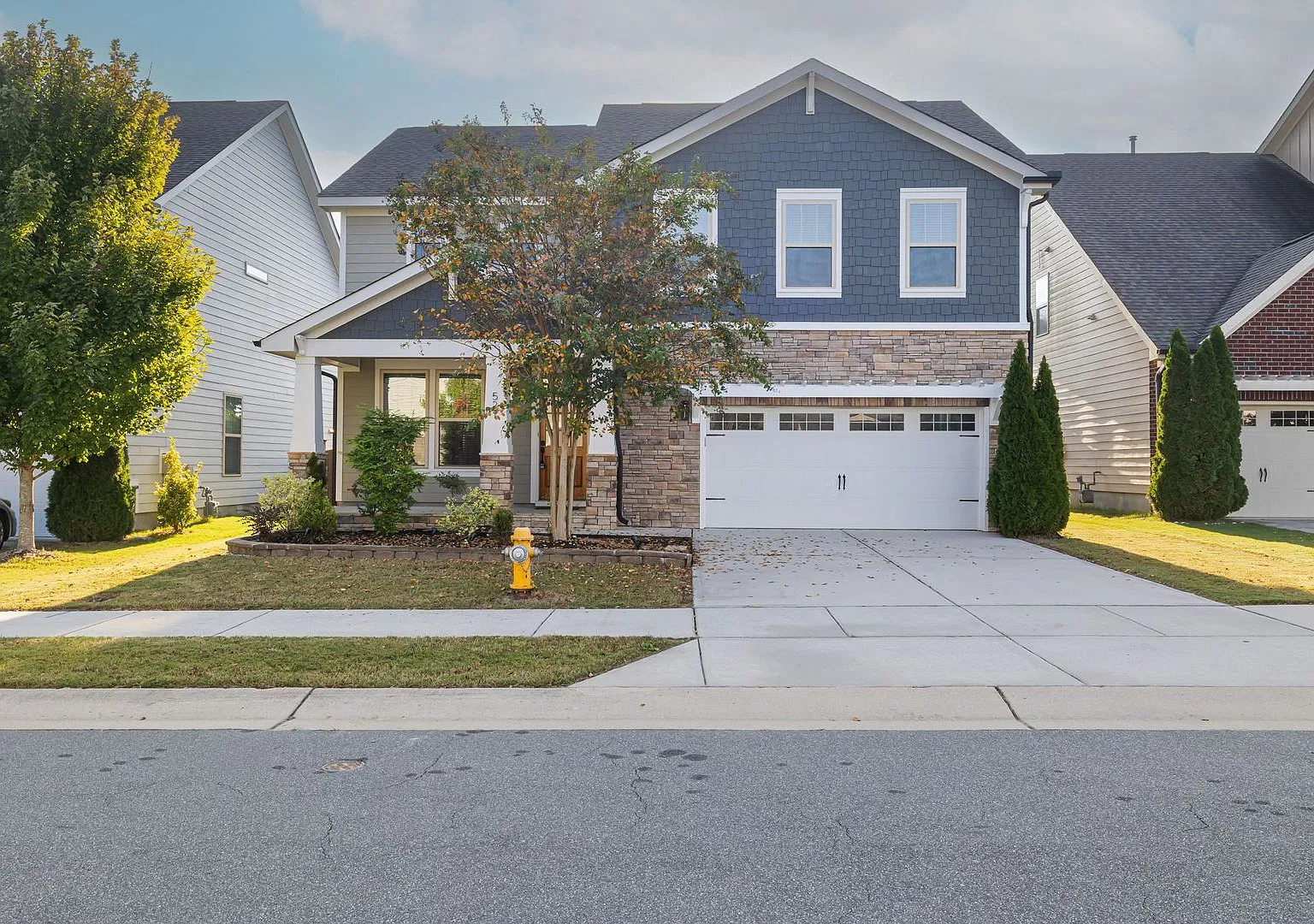 3 Bed, 2.5 Bath Home in Wendell Falls with Office, Loft and Fenced Yard — Photo 1