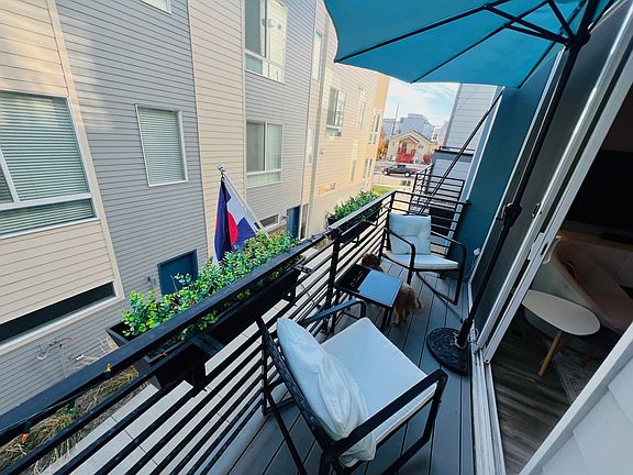 Balcony off of living room