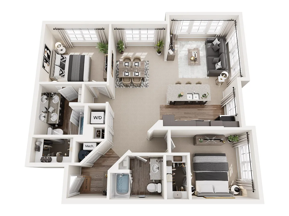 Floor plan B3