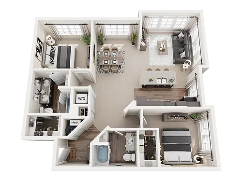 Floor plan B3