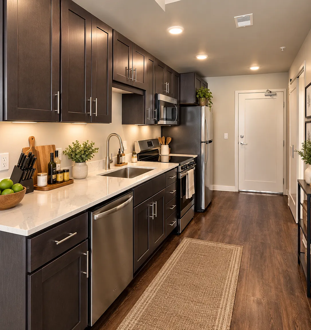 1 bed, 1.5 bath, 850 sqft, $3,400 — Photo 3