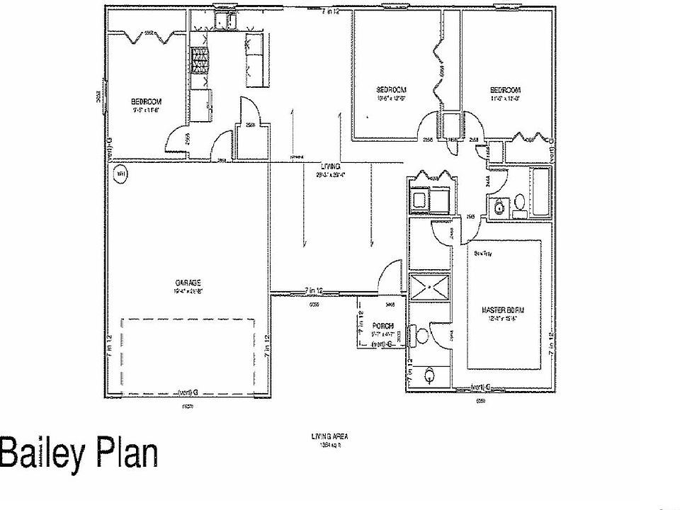 2nd image of 216 Beulah Circle Homesite #23 Bailey Floor Plan