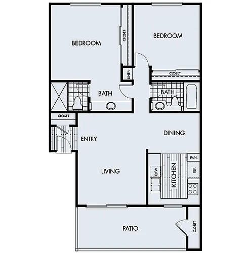 Floor plan Plan 2B