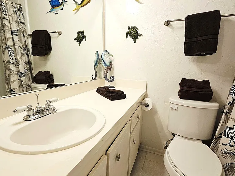 Guest bath with tub & shower
