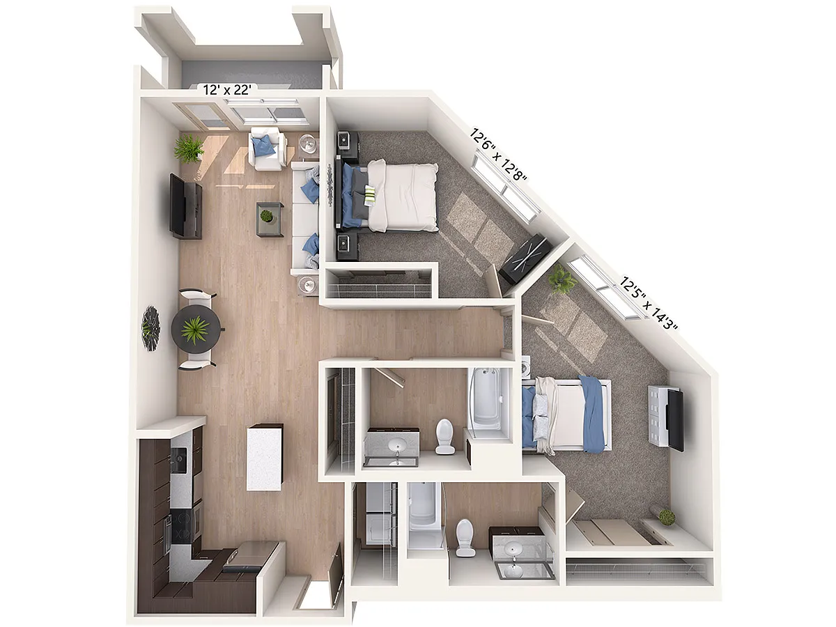 Floor plan B9-A-Esp