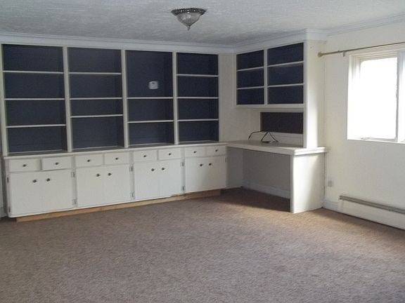 family room in daylight basement