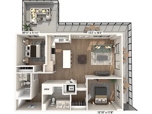 Floor plan B10-204-Scheme2