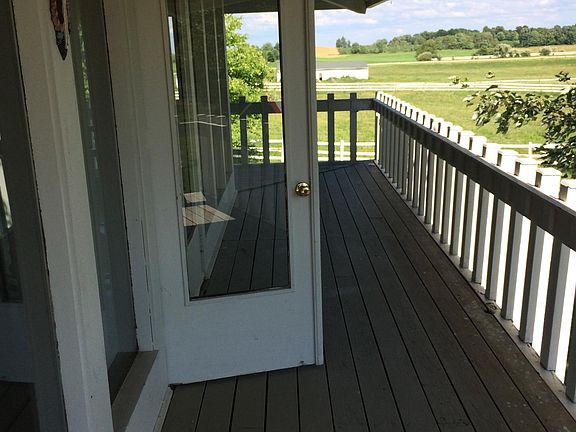 Door from upstairs to deck