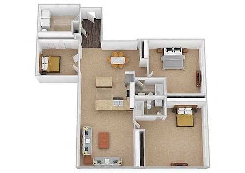 Floor plan The Florence - Renovated
