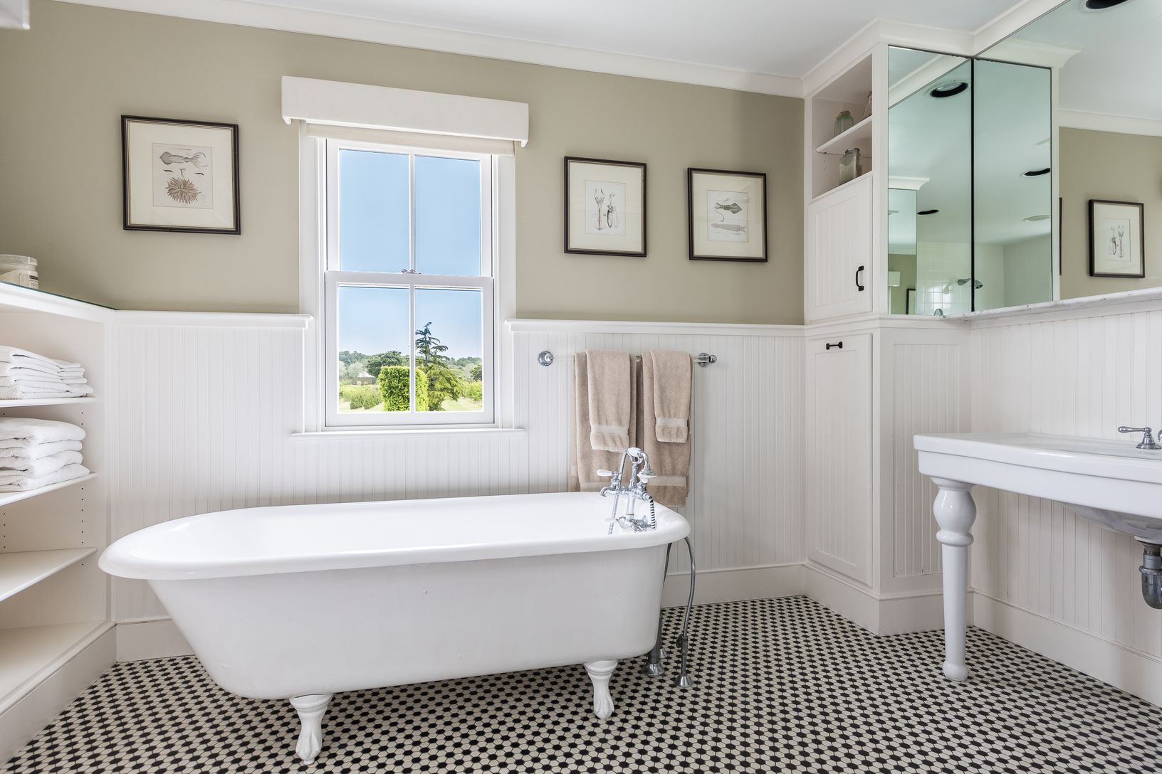  Free-standing tub in primary bathroom