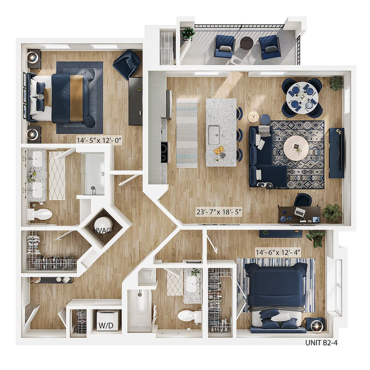 Floor plan B3