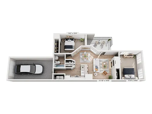 Floor plan B1