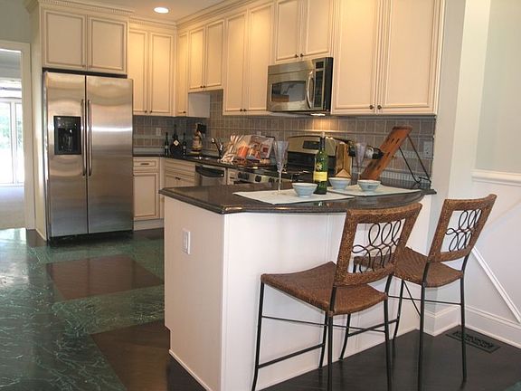 Kitchen of upgraded Birch model