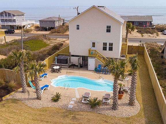 Fully fenced backyard