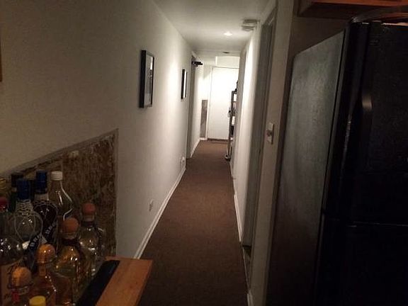 Hallway to rear entrance