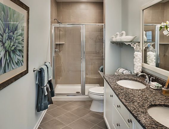 Master Bathroom with Dual Vanity