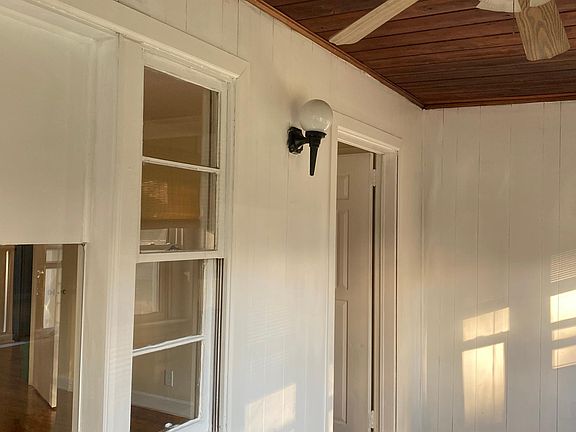 Entrance through sunroom