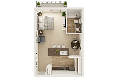 Floor plan Studio