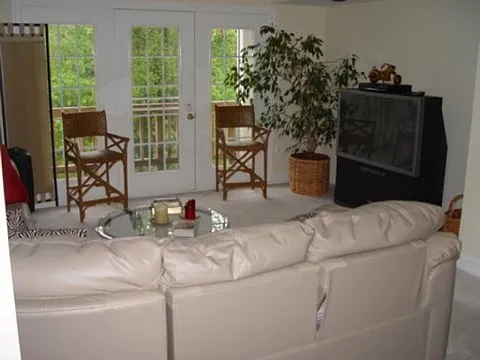 Family room with access to porch (also in master bedroom)