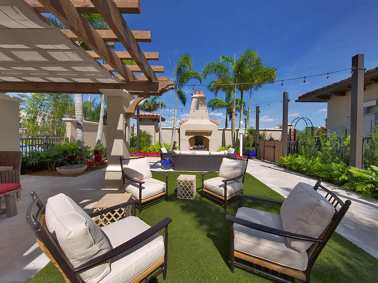 Enjoy a private retreat for relaxation and leisure at your outdoor lounge