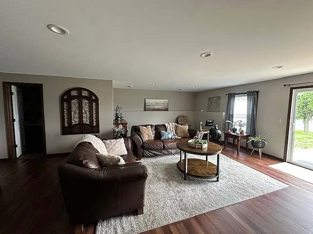 Family room in lower level.