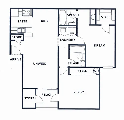 Floor plan B1S