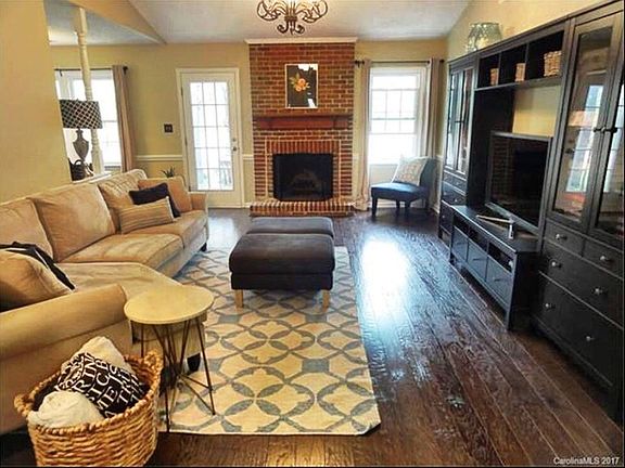 The heart of the home is this beautiful great room with wood