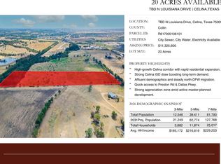 N Louisiana Dr, Celina, TX 75009