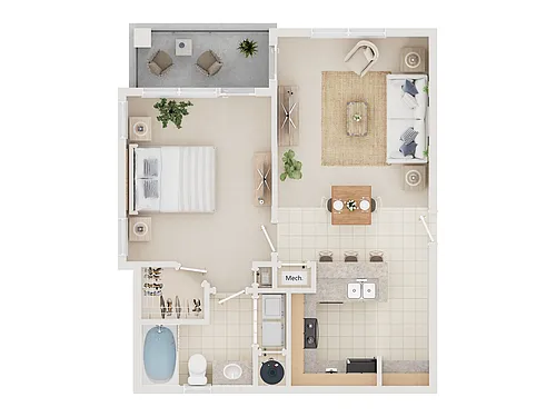 Floor plan Scarlet Oak
