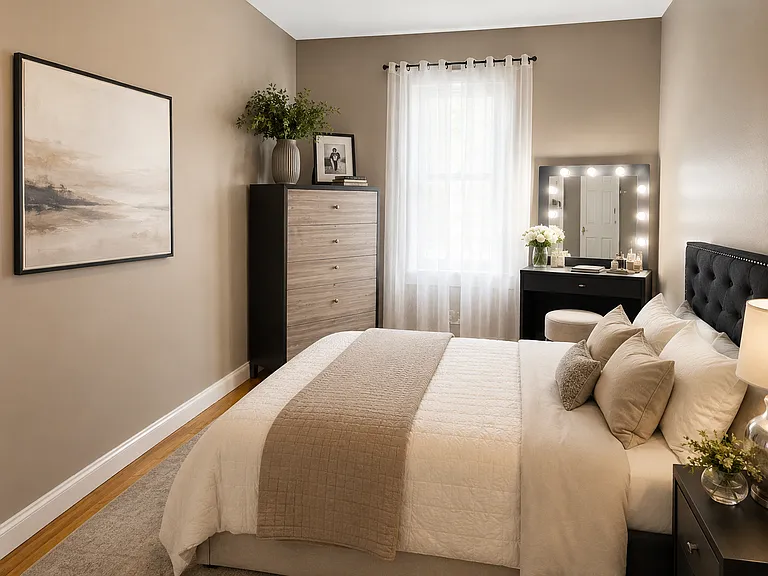 bedroom 1 - with closet (not visible in photo)