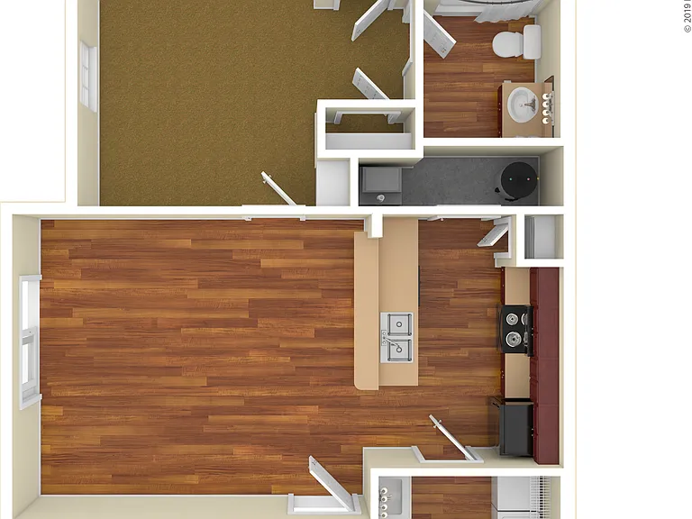 1 Bed 1 Bath