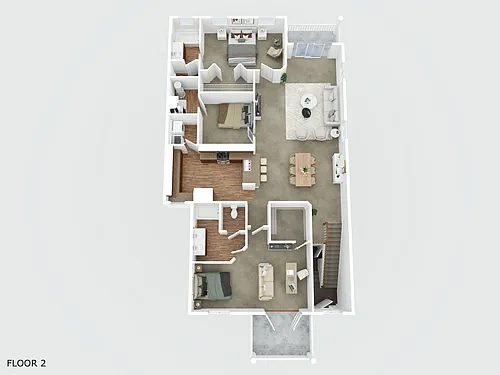 Floor plan Three Bedroom