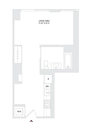 Floor plan Studio E