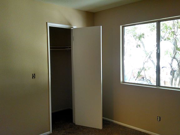 One of three bedrooms