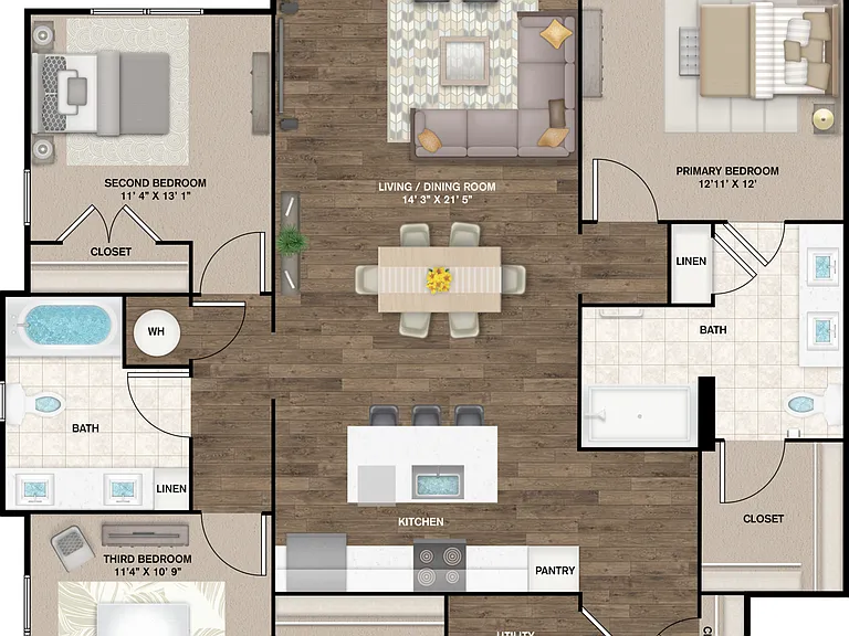 C1 floor plan Tacara at Dove Creek