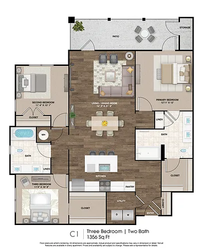Floor plan C1