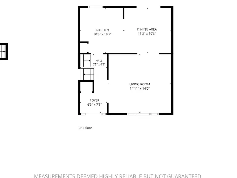 Split-level floorplan