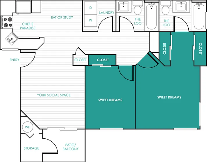 Floor Plan B Floorplan Diagram