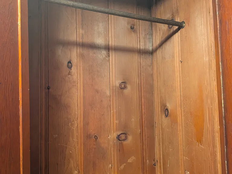 Closet located in bathroom