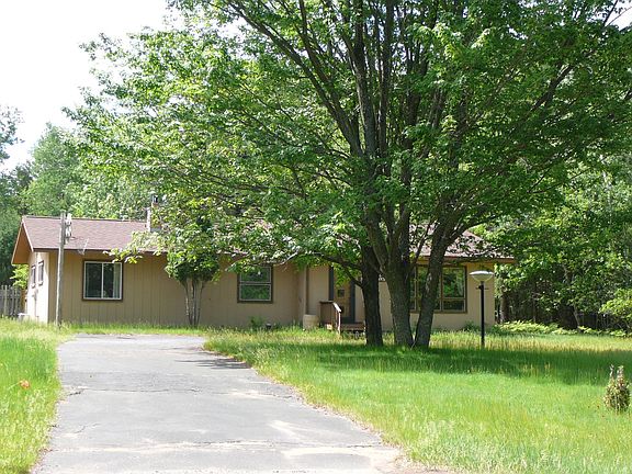 Paved circle driveway