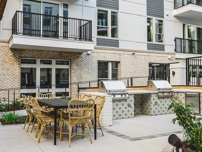 Al fresco style dining areas and outdoor grilling stations