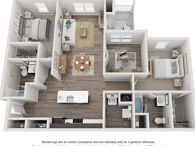 2 Bedroom | 2 Bath | Den | 1231 SF | Renovated 2 Bedroom | 2 Bath | Den | 1231 SF | Renovated