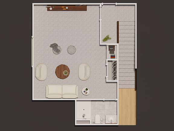 2nd Floor 3D Rendering
