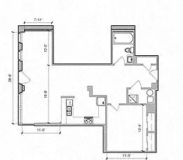 Floor plan CLOV - F1-985