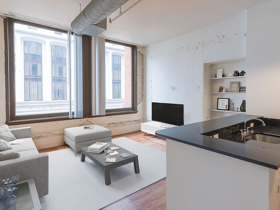 Kitchen opens up to the living room